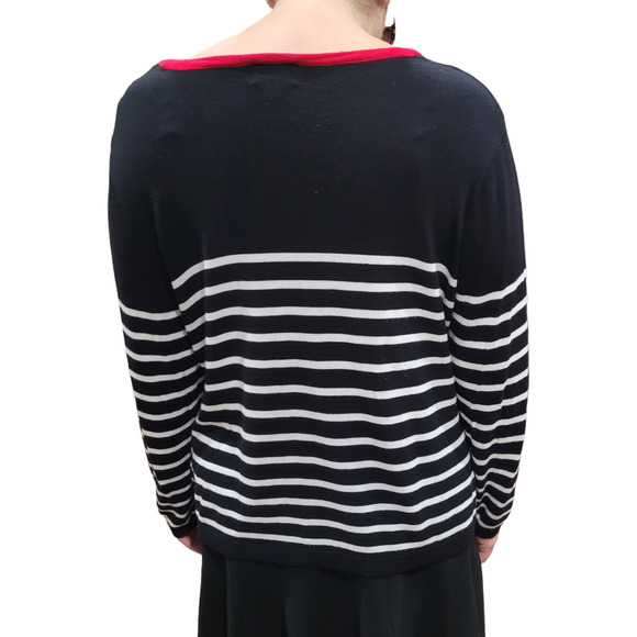 Laura Scott Dove Heart Graphic Sweater - Size XL - Cute! Bird Artsy Indie Unique - Picture 4 of 10
